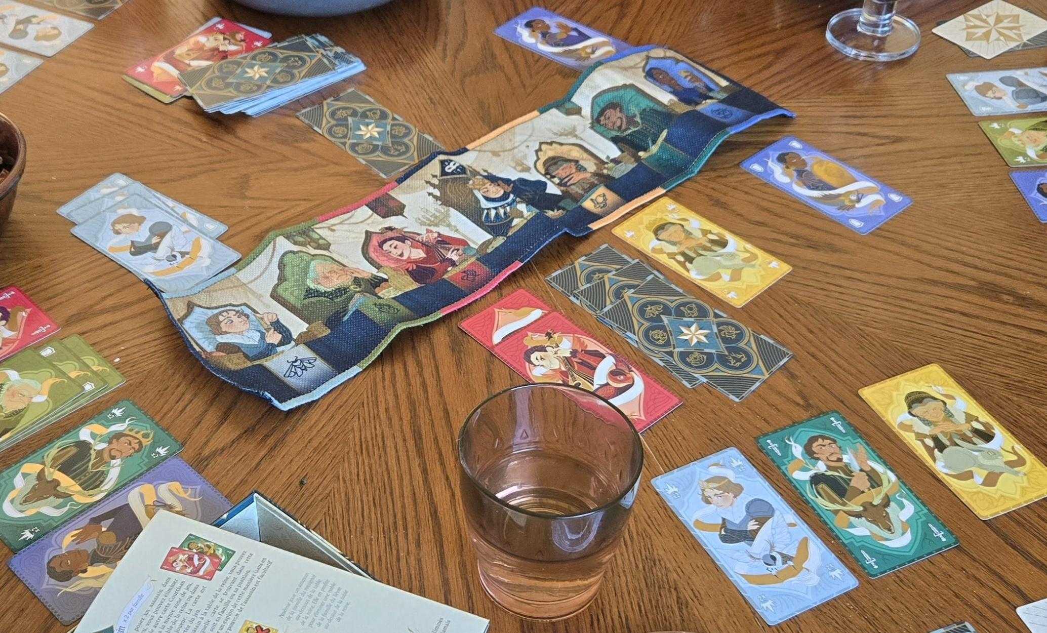 Game play of board game Courtisans